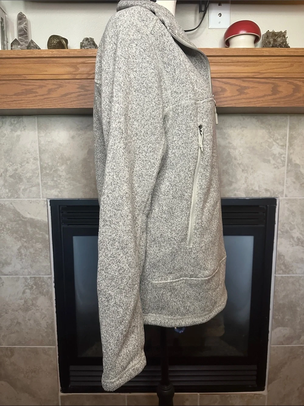 The North Face light gray